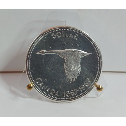CANADA 1 DOLLARO 1967 SILVER COIN